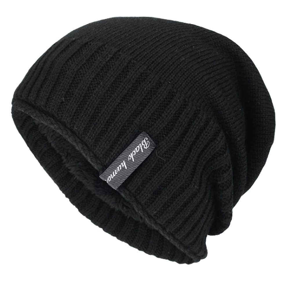 YSense Mens Winter Warm Slouchy Beanie Oversized Baggy Hat Fleece Lined Knit Skull Cap